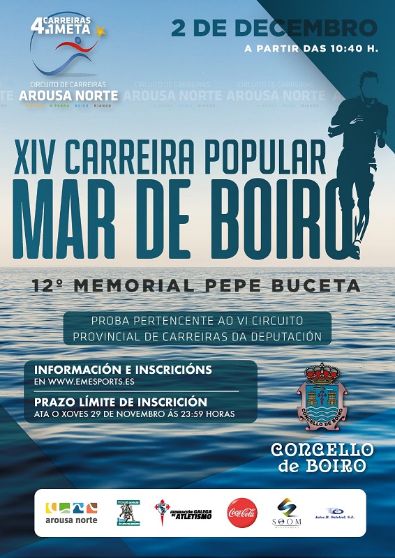 XIV Carreira popular Mar de Arousa. 12ª Memorial Pepe Buceta