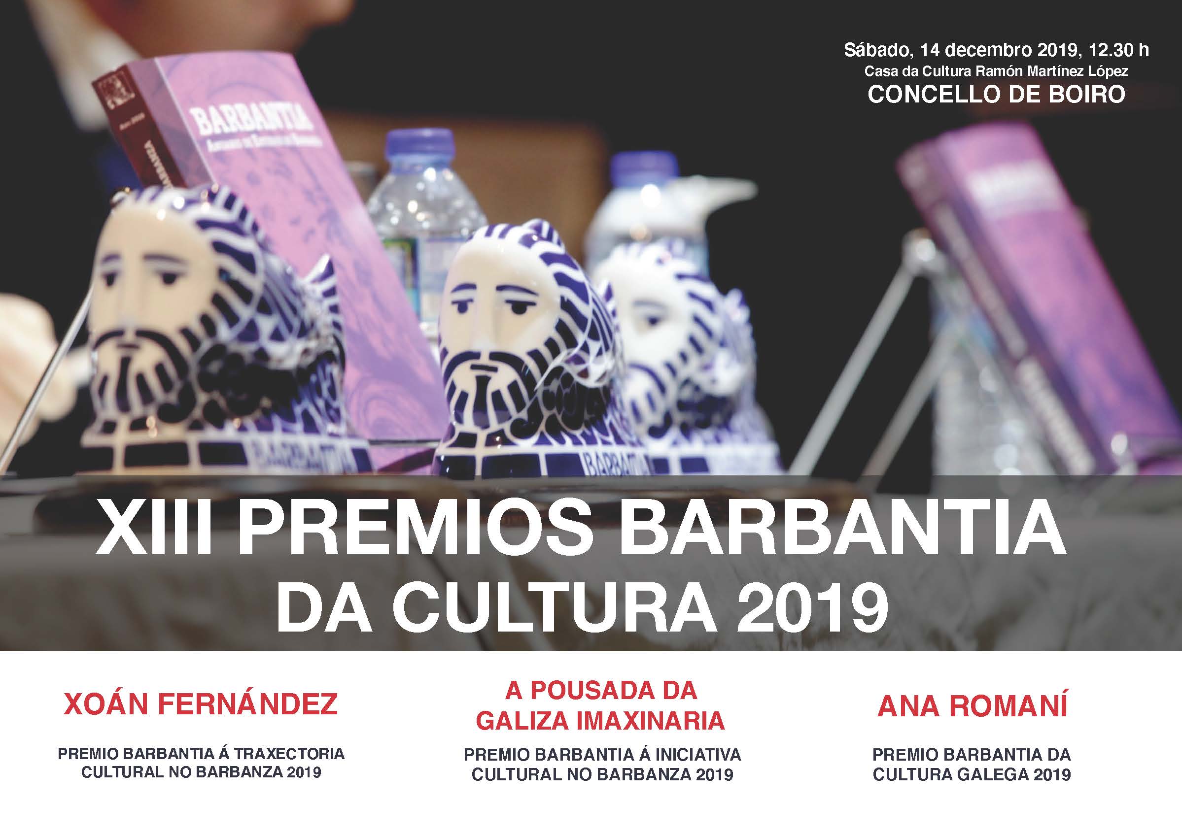 XIII Premios Barbantia da Cultura 2019
