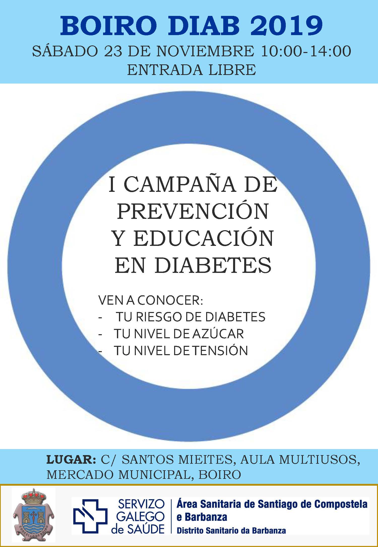 I Campaña de prevención y educación en diabetes