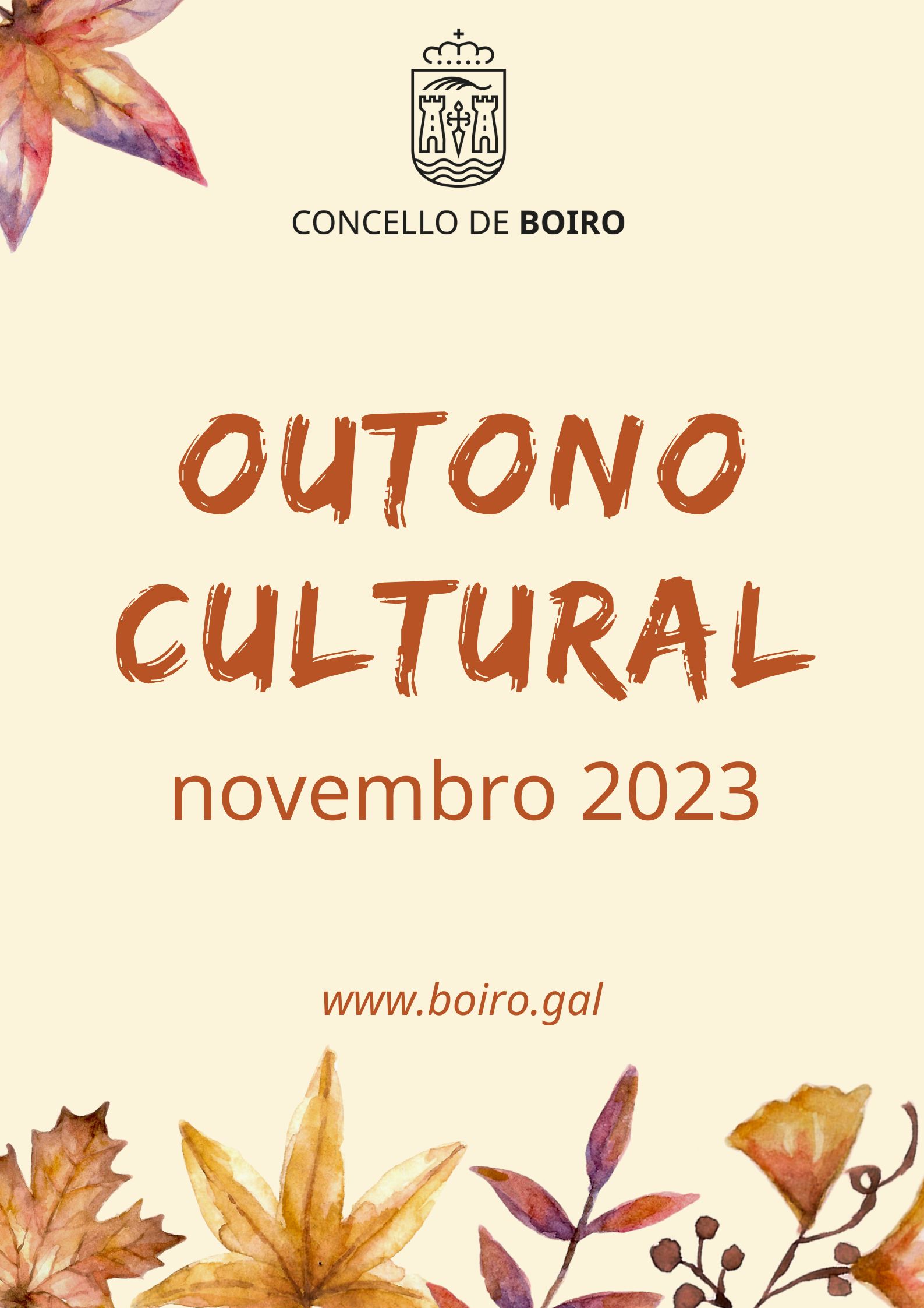 Programación cultural novembro 2023 | Concello de Boiro