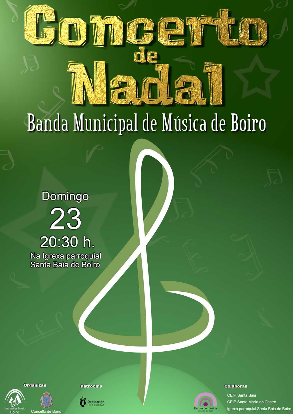Concerto de Nadal da Banda de Música Municipal de Boiro
