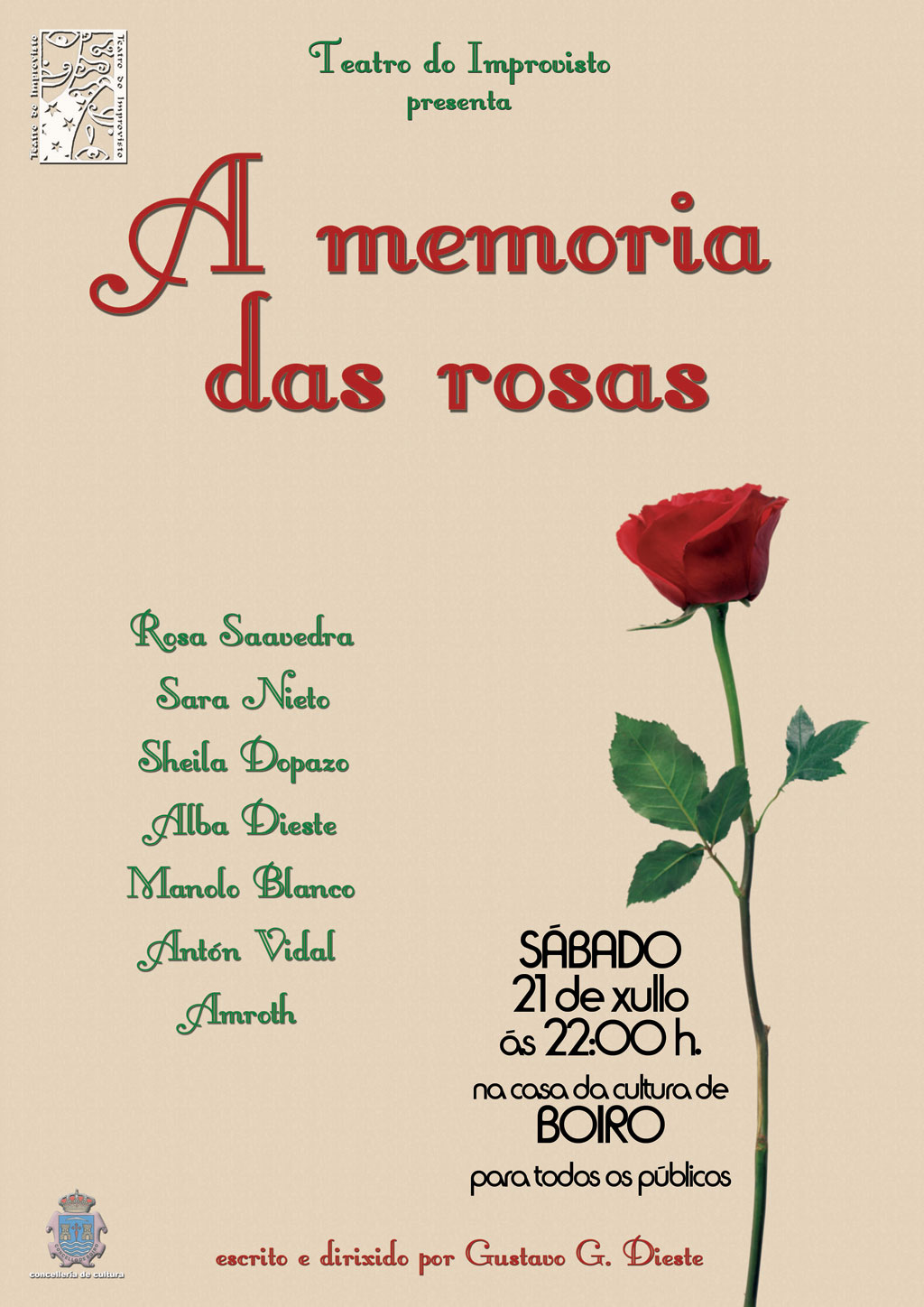 Teatro do Improvisto presenta: A memoria das rosas