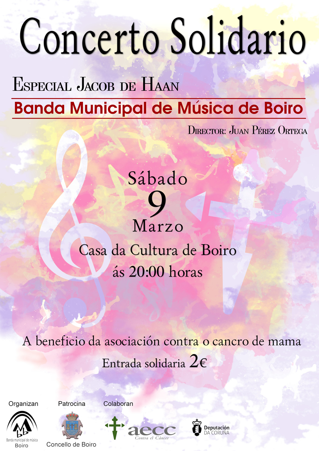 Concerto solidario - Banda Municipal de Música de Boiro