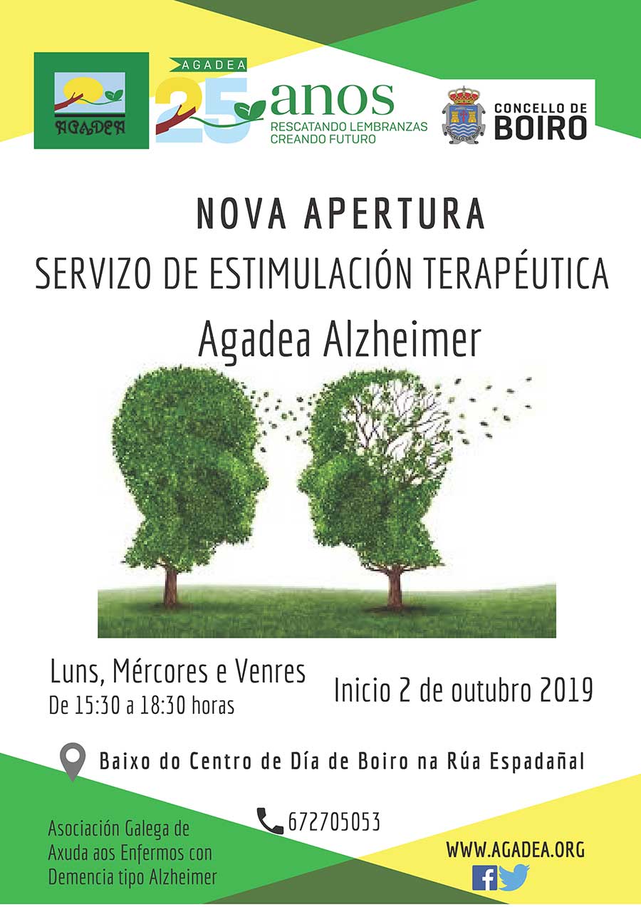 Servizo de Esimulación Terapéutica Agadea Alzheimer: Nova apertura