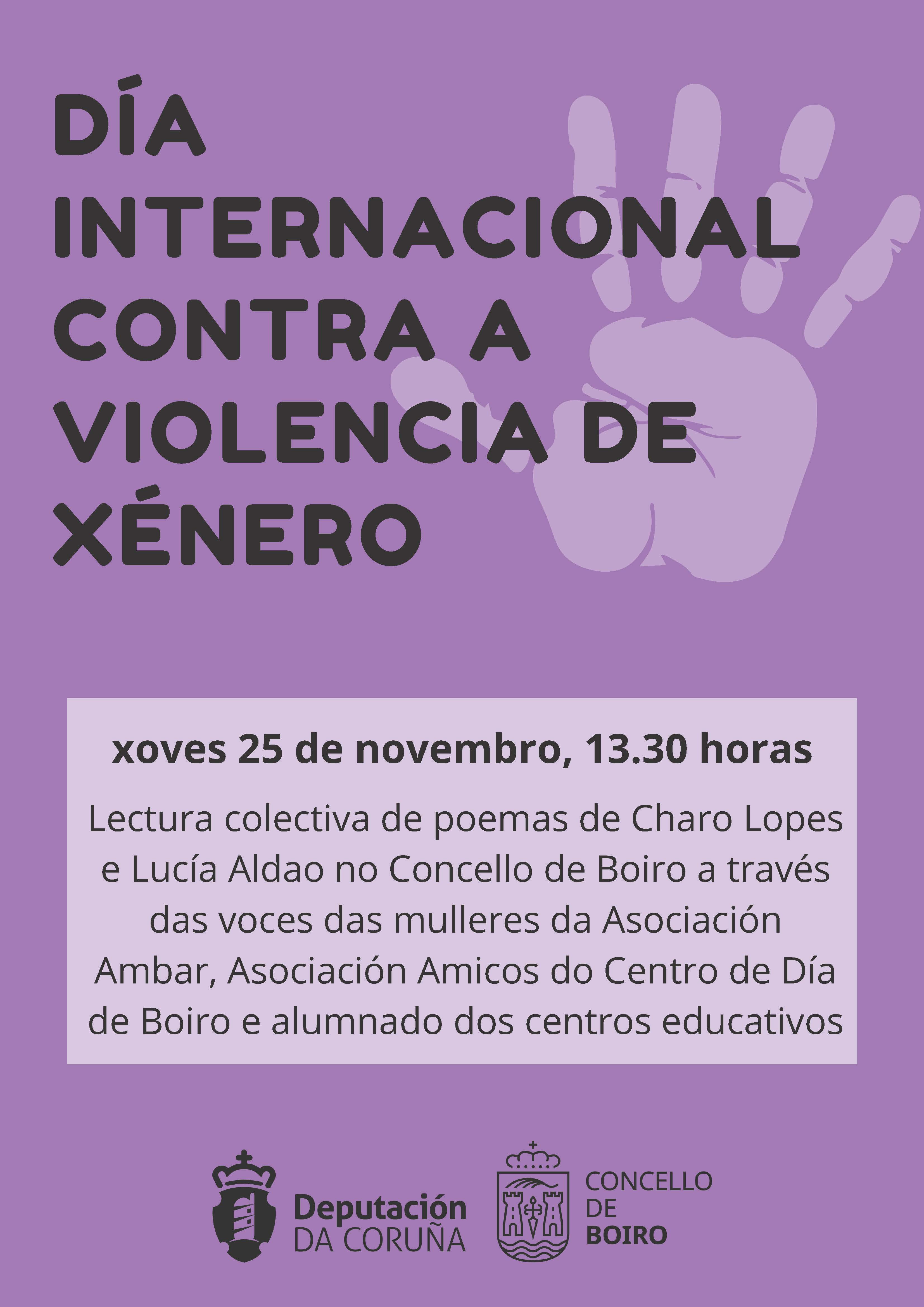 25N. Día Internacional contra a Violencia de Xénero 