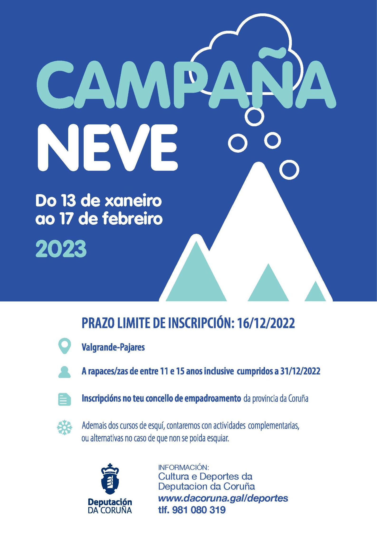 Campaña da neve 2023 - Deputación da Coruña
