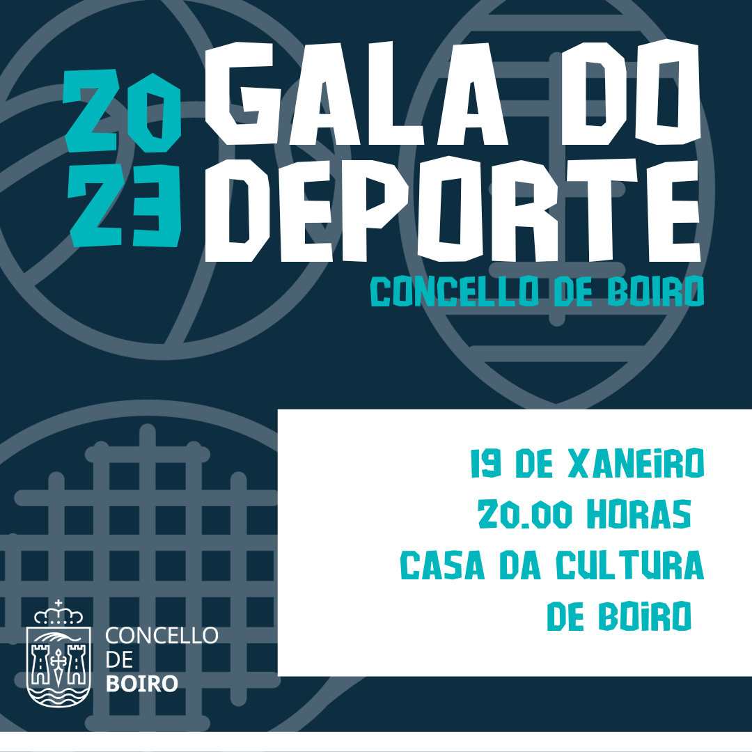 Gala do Deporte 2023 | Concello de Boiro 