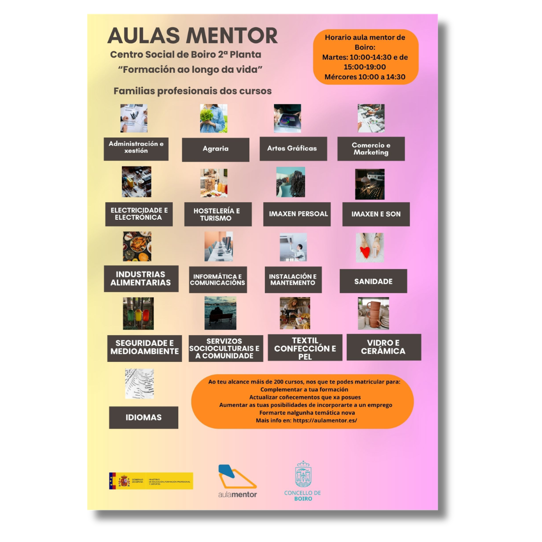 Aula Mentor | Concello de Boiro