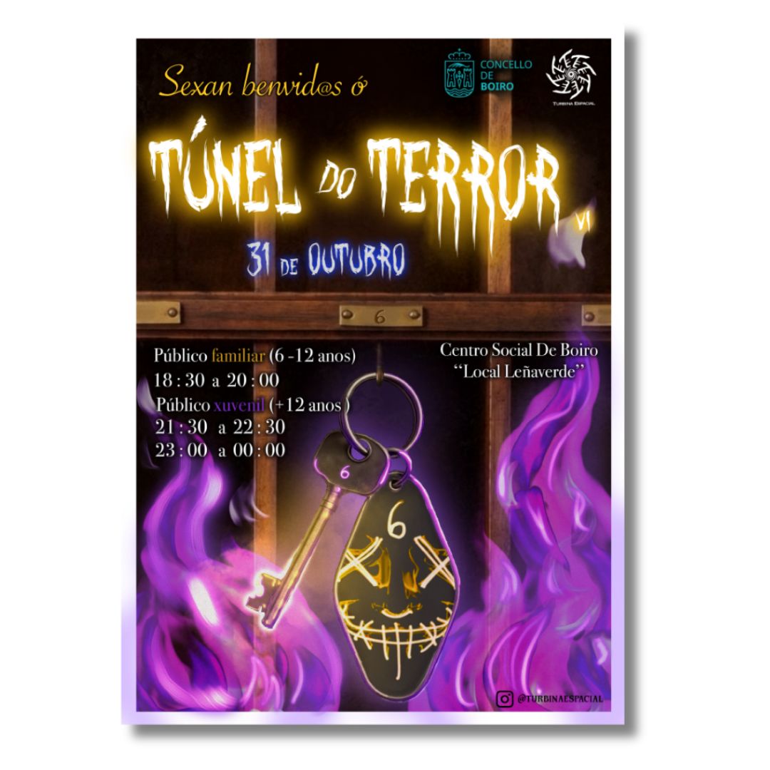sábado 31 de outubro | Tunel do Terror 