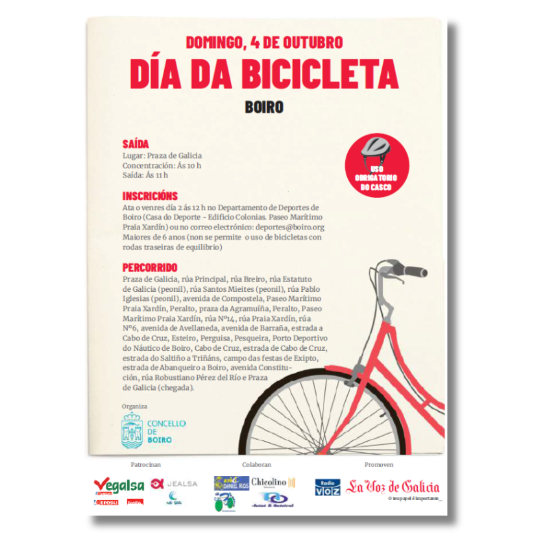Dia da bicicleta 2026 | Concello de Boiro 