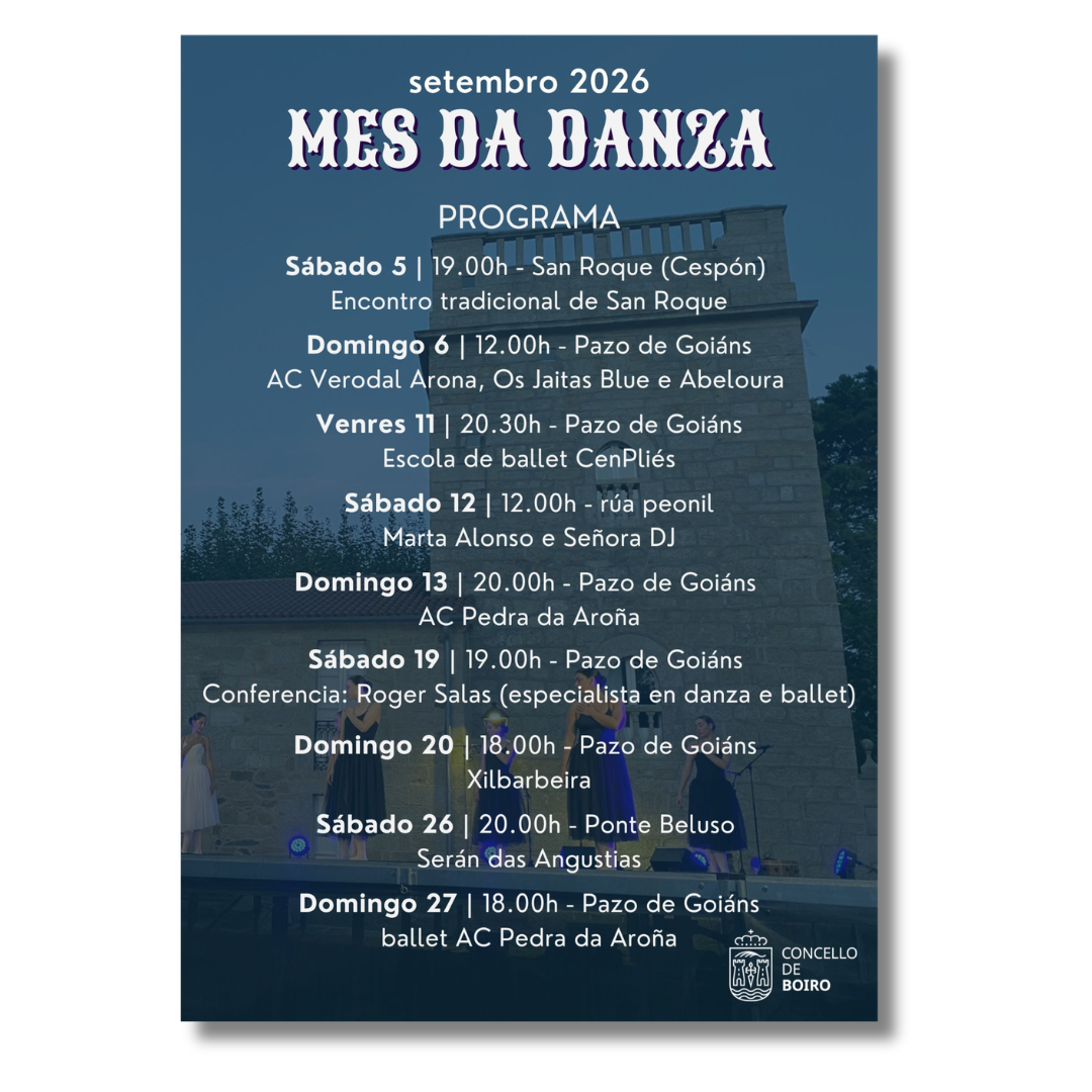 Mes da danza 2026 | Concello de Boiro